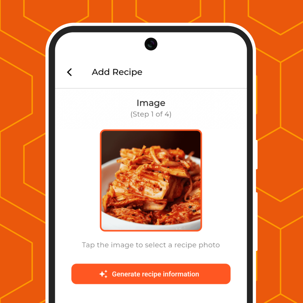AI recipe generation